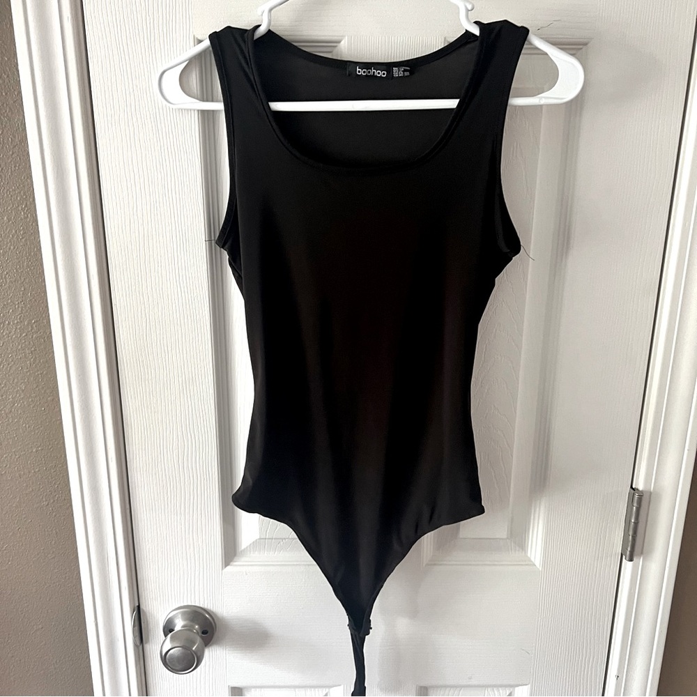 BooHoo black bodysuit